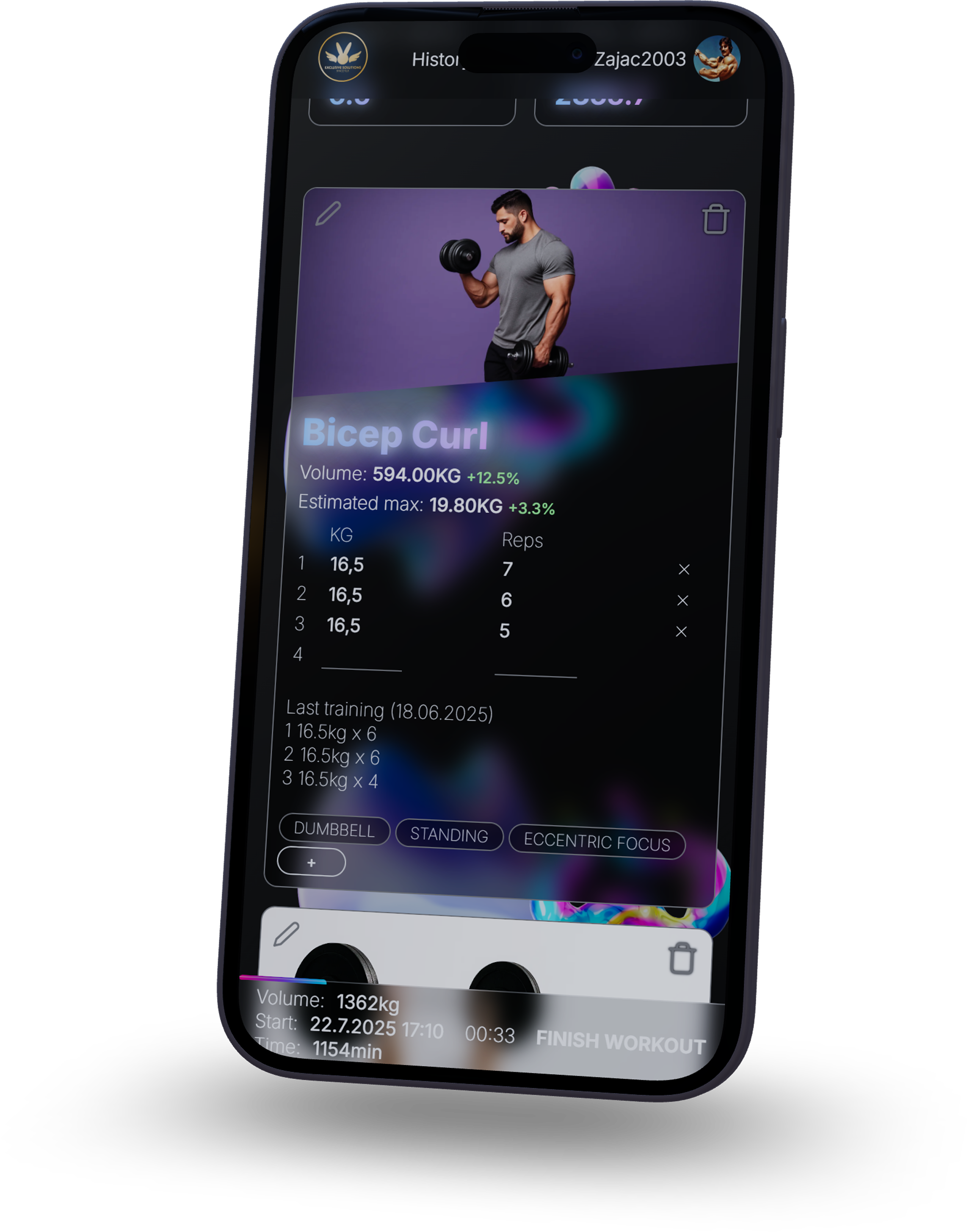 App interface screenshot